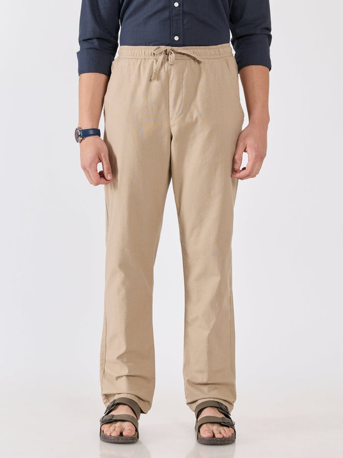 Men's  Relaxed Fit Joggers - biscuit