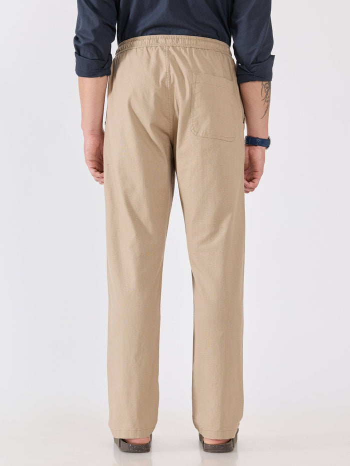 Men's  Relaxed Fit Joggers - biscuit