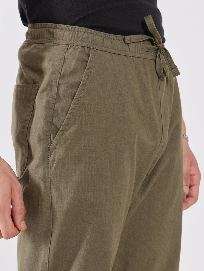 Men's  Relaxed Fit Joggers - Dark Olive
