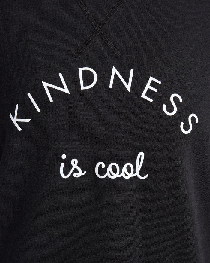 Black $|& Interval Kindness Graphic Pullover - SOF Detail