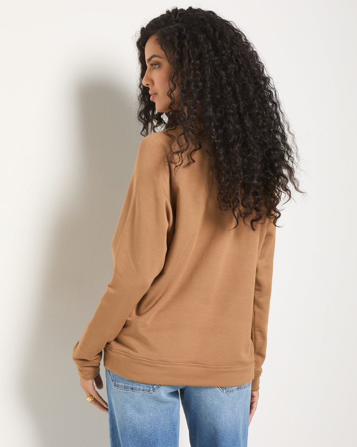 Camel $|& SEAS Biarritz Graphic Sweatshirt - SOF Back