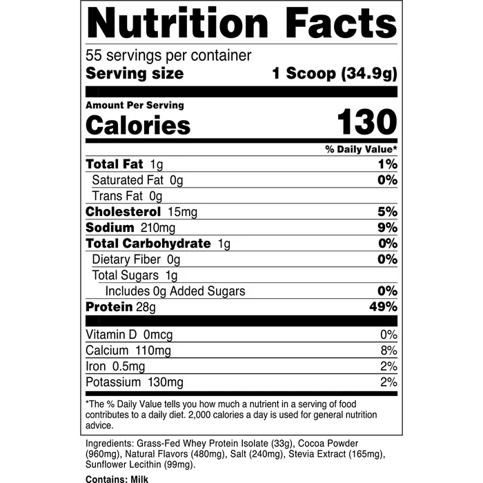 Grass-Fed Whey Protein Isolate