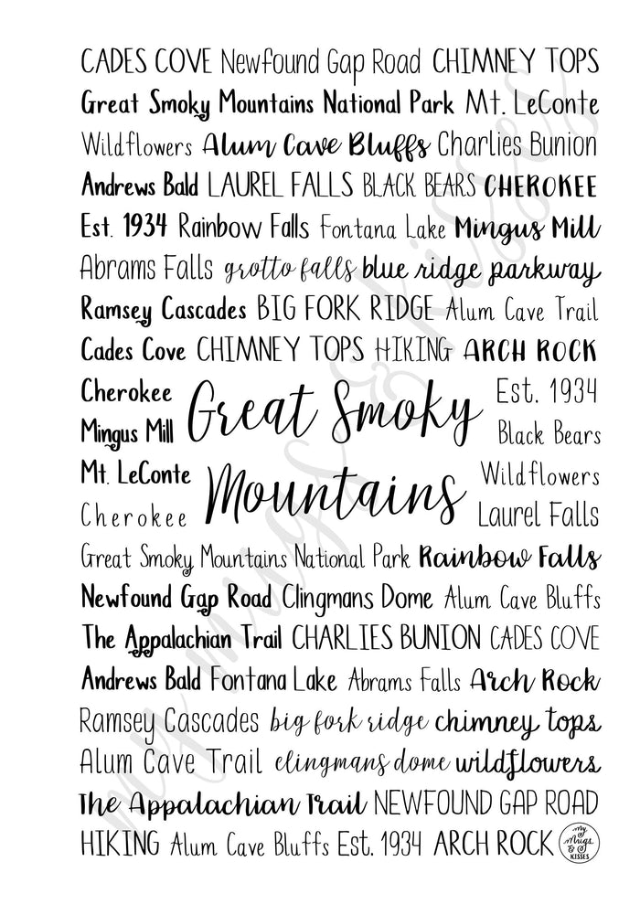 Great Smoky Mountains Spiral Notebook