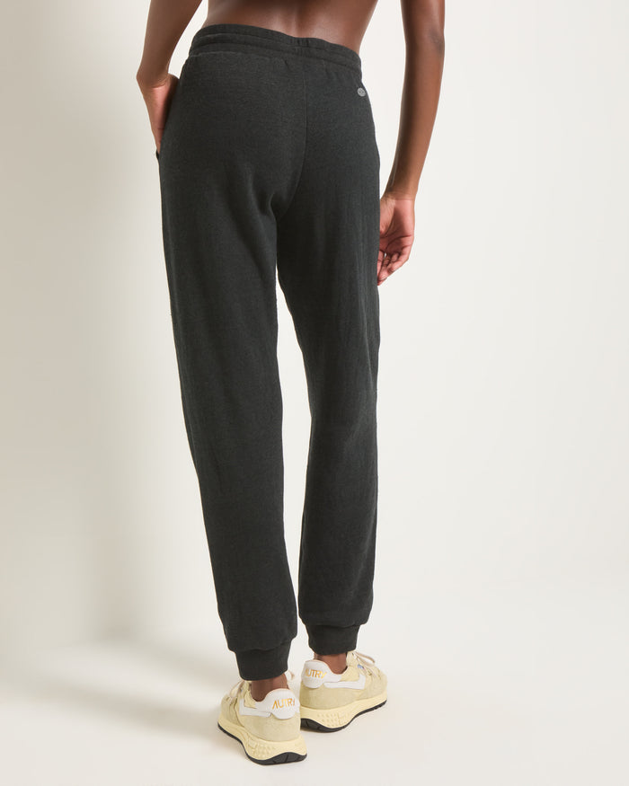 Black $|& Interval Half Time Jogger - SOF Back