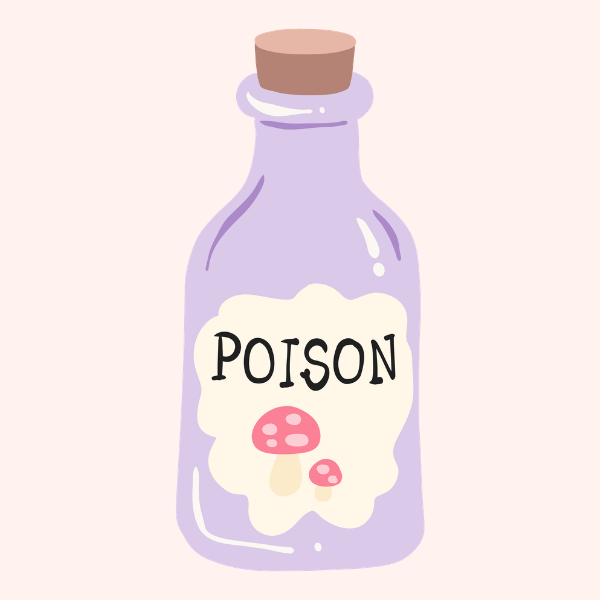 Halloween Poison Printed Attachment