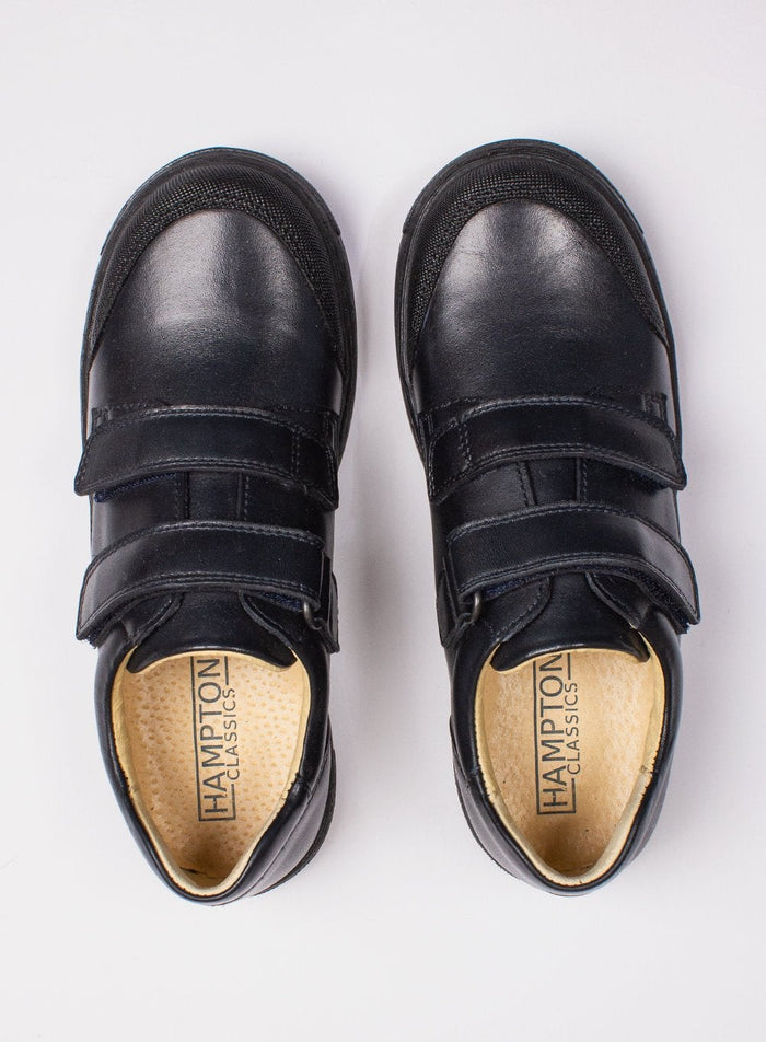 Hampton Classics School Shoes Hampton Classics Jack School Shoes in Black - Trotters Childrenswear
