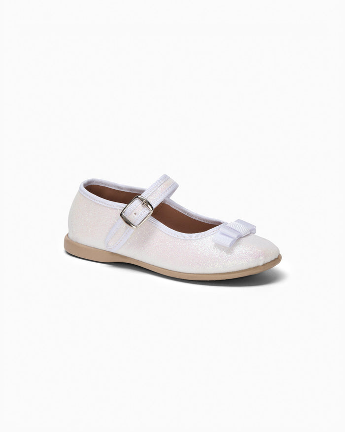 Hampton Classics Party Shoes Hampton Classics Lana Sparkle Party Shoe in White