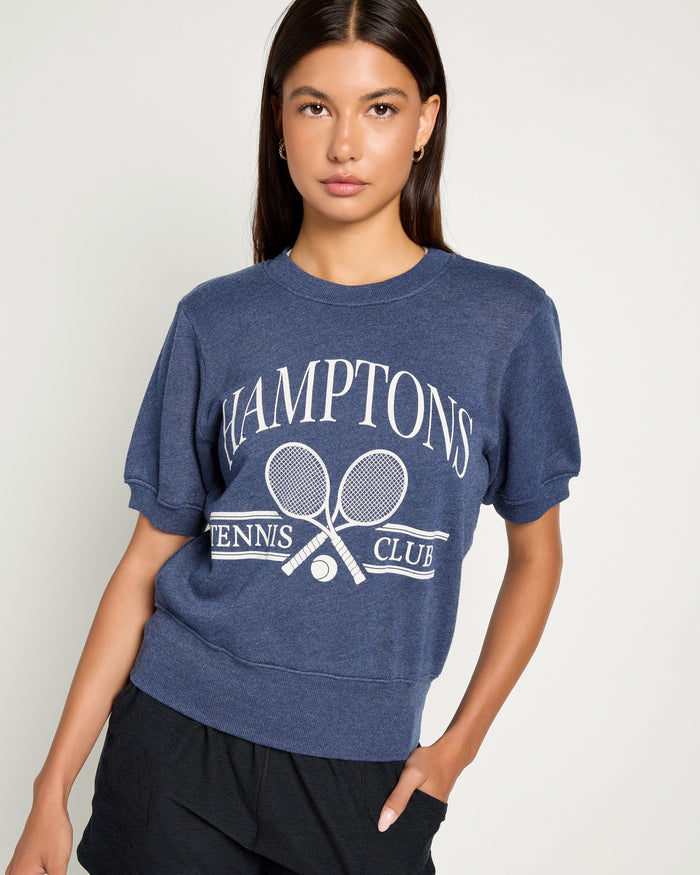 Navy $|& Project Social T Hamptons Pullover - SOF Front