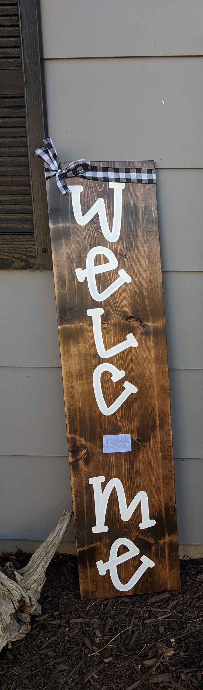 Hand Lettered Porch Sign
