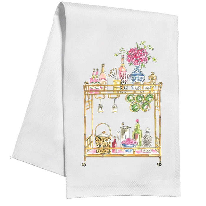 Handpainted Kitchen Towels, Assorted
