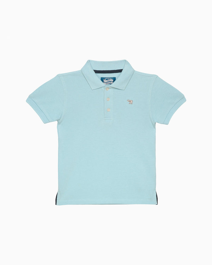 Chelsea Clothing Company Polo Harry Piqué Polo in Pale Blue