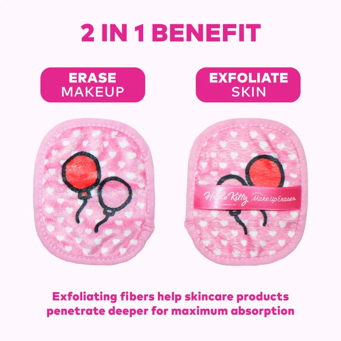 Hello Kitty Cutie Pie 7- Day Set Reusable Makeup Remover