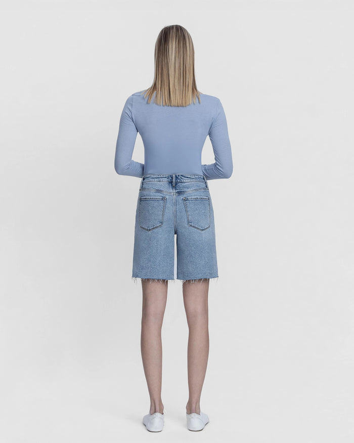 Everlasting $|& Vervet High Rise Jean Short - Hanger Side