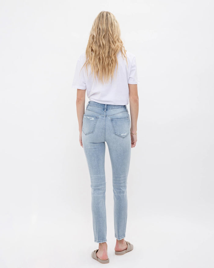 Sagarejo $|& Mica Denim High Rise Skinny Jeans - VOF Back