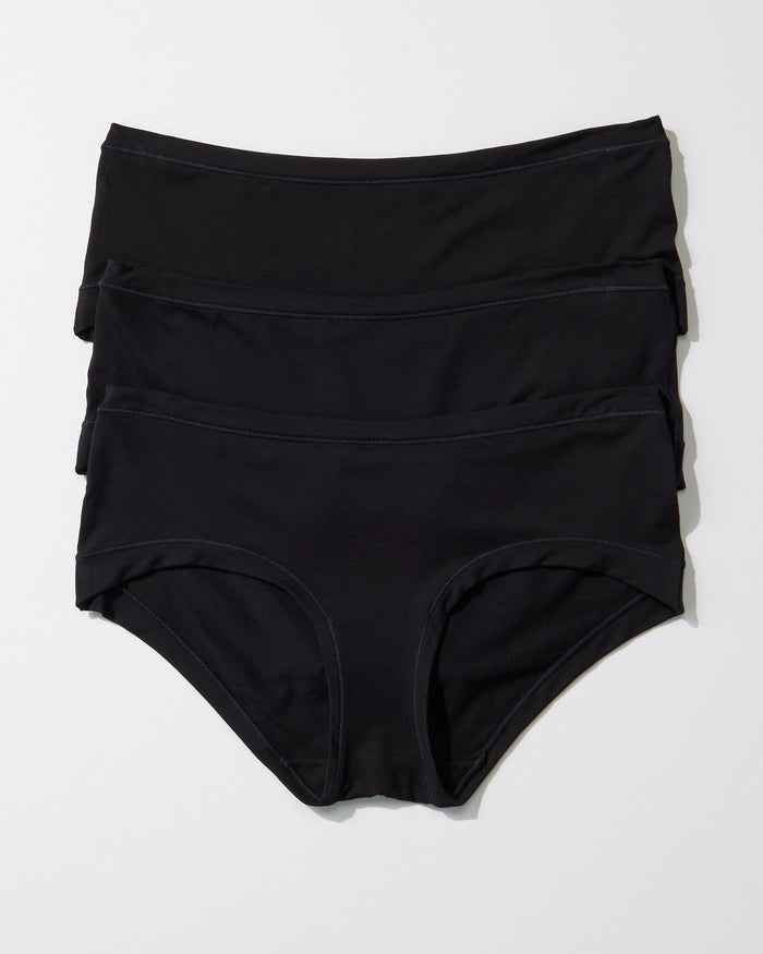 Black $|& MOVESGOOD Hipster Brief 3 Pack