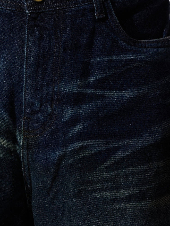 Men's Relaxed Fit Jeans - Dark Blue