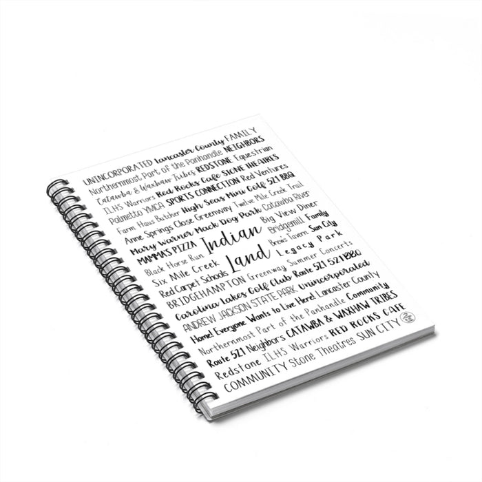 Indian Land, SC Spiral Notebook