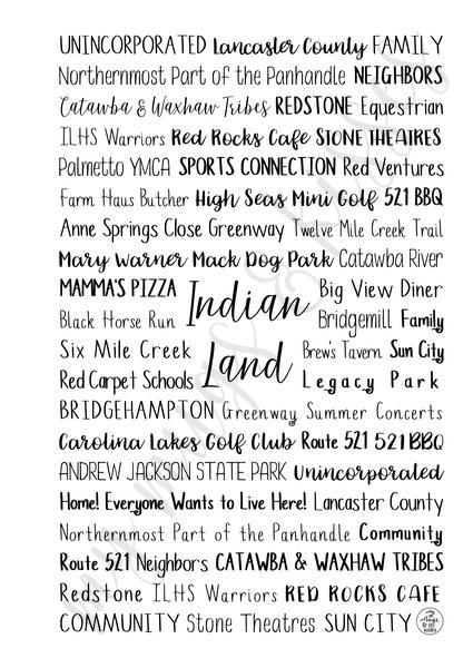 Indian Land, SC Spiral Notebook