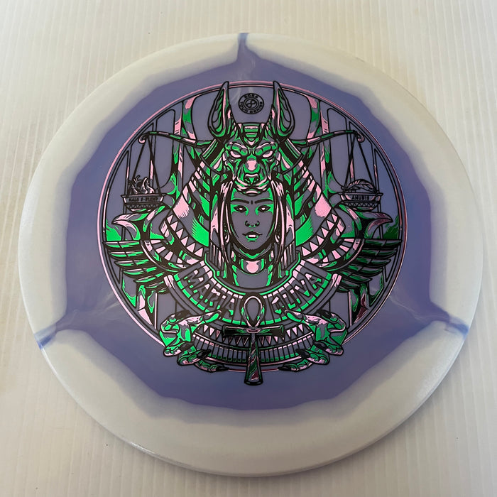 White Halo/Lavender Plate/Green & Pink Stamps 10 / 180 grams