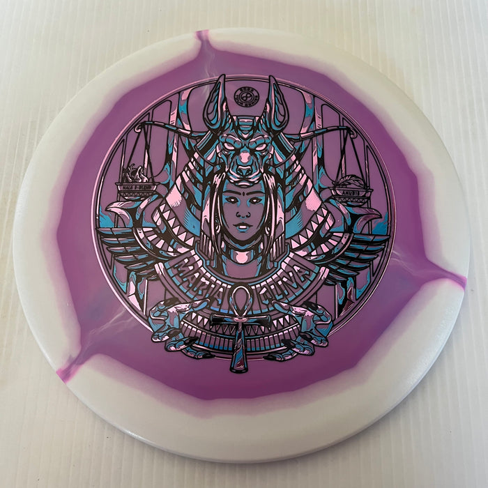 White Halo/Lavender Plate/Pink & Teal Reflective Stamps 17 / 180 grams
