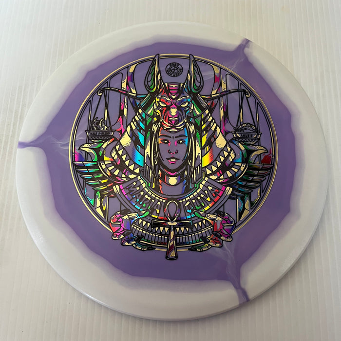 White Halo/Lavender Plate/Gold & Rainbow Stamps 28 / 180 grams