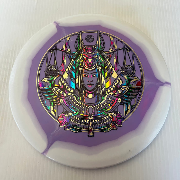 White Halo/Lavender Plate/Gold & Rainbow Stamps 7 / 180 grams