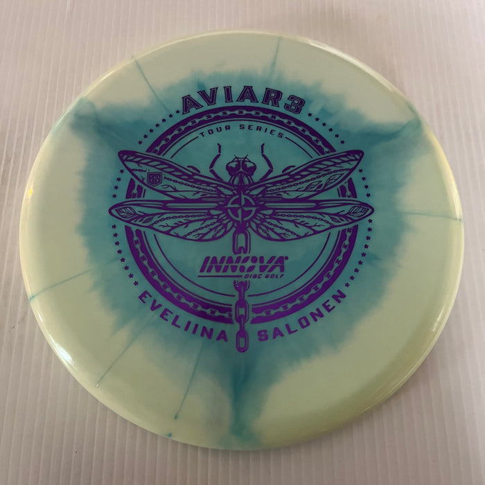 White Halo/Purple Stamp / 173-5 grams