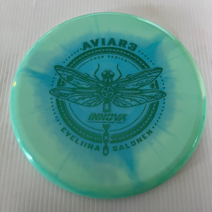Teal Halo/Green Sparkle Stamp / 173-5 grams