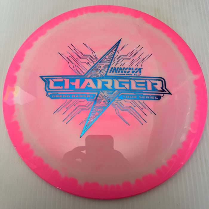 Pink Halo/Blue Stamp / 173-5 grams