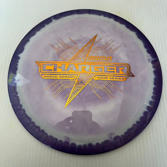 Purple Halo/Bronze Stamp / 173-5 grams