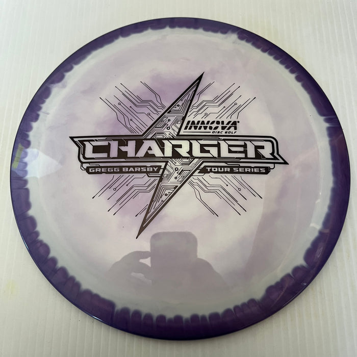 Purple Halo/Black Stamp / 173-5 grams