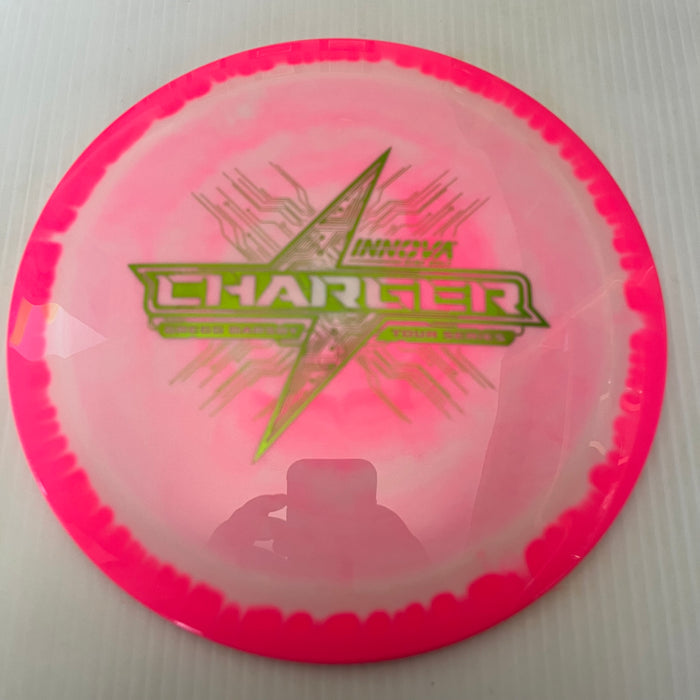 Pink Halo/Green Reflective Stamp / 173-5 grams