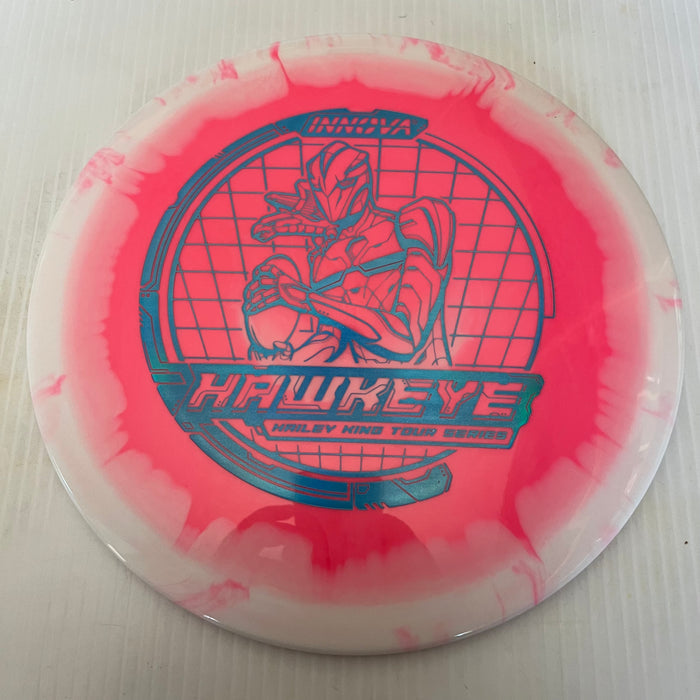 White Halo/Teal Reflective Stamp / 173-5 grams