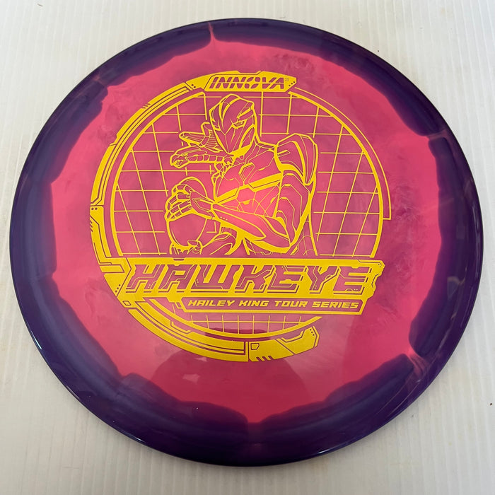 Purple Halo/Yellow Stamp / 173-5 grams