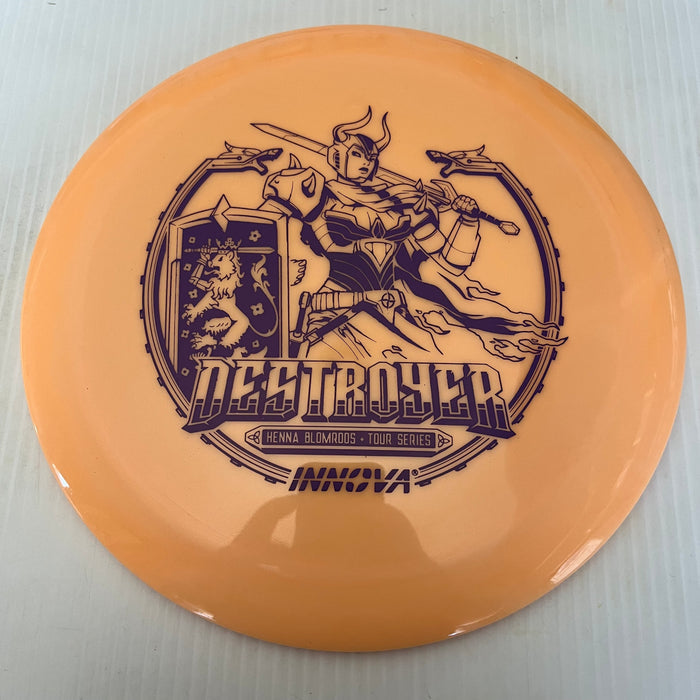 Glow Orange/Purple Stamp / 173-5 grams