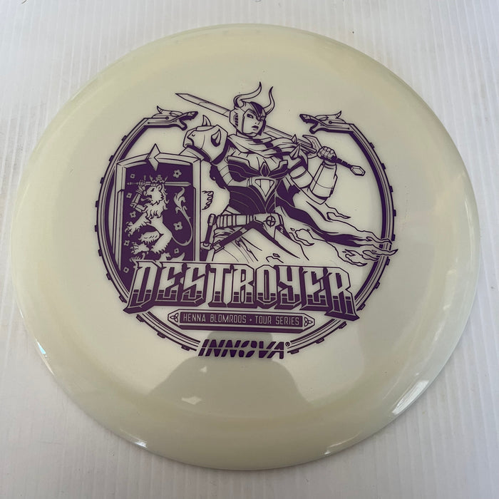 Glow White/Purple Stamp / 173-5 grams