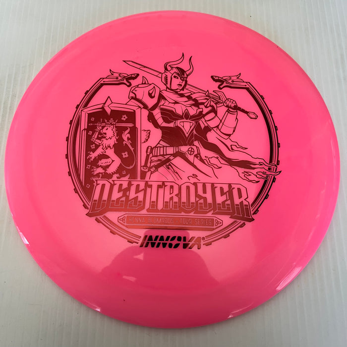 Glow Pink/Dark Red Stamp / 173-5 grams
