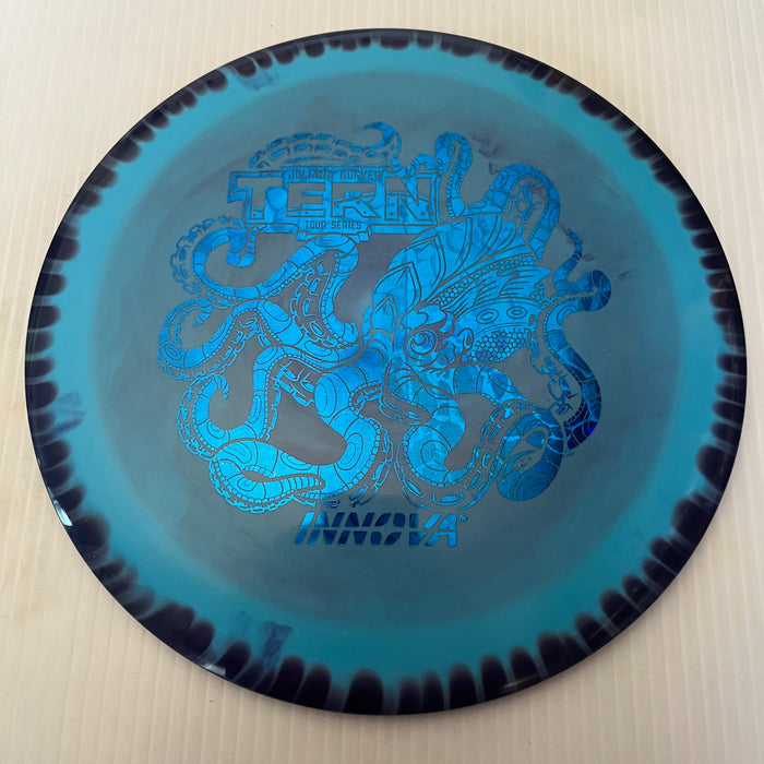 Purple Halo/Shimmery Blue Stamp / 170-172 grams