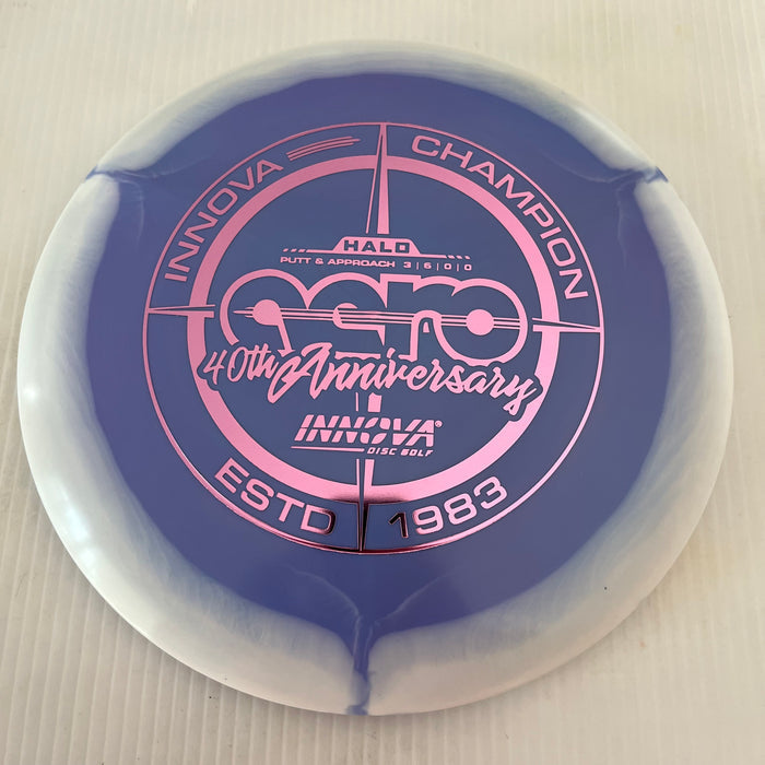 White Halo/Lavender Plate/Pink Stamp / 180 grams
