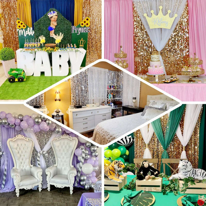 Colorful baby shower decorations with a cake, themed seating, and party elements.