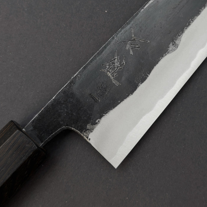Ishizuchi Blue #1 Kurouchi Sabaki Honesuki 165mm Logo Engraved