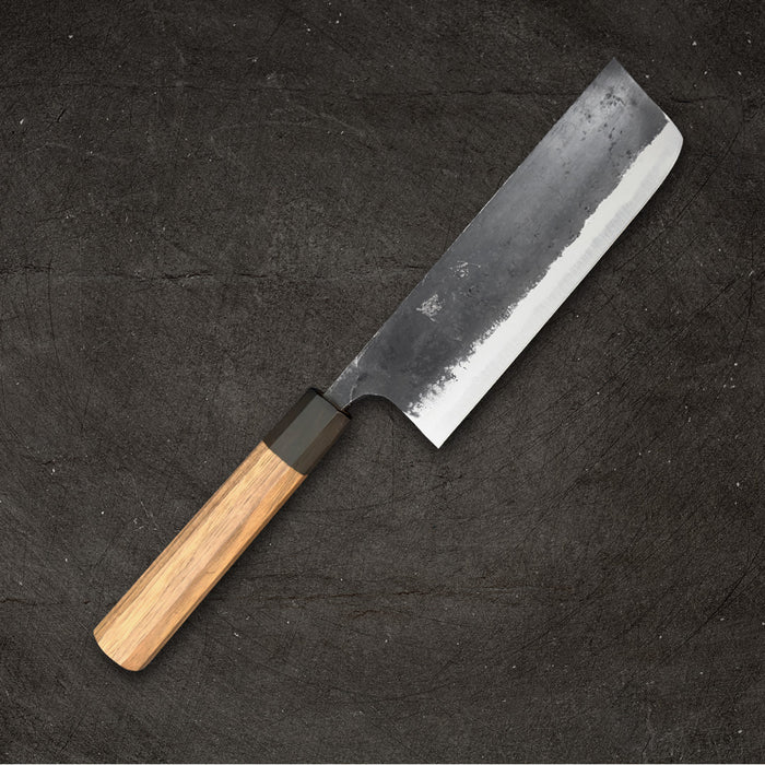 Ishizuchi Blue #2 Kurouchi Nakiri 165mm