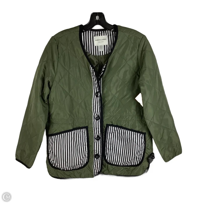 Jacket Puffer & Quilted By Cmc In Green, Size: S