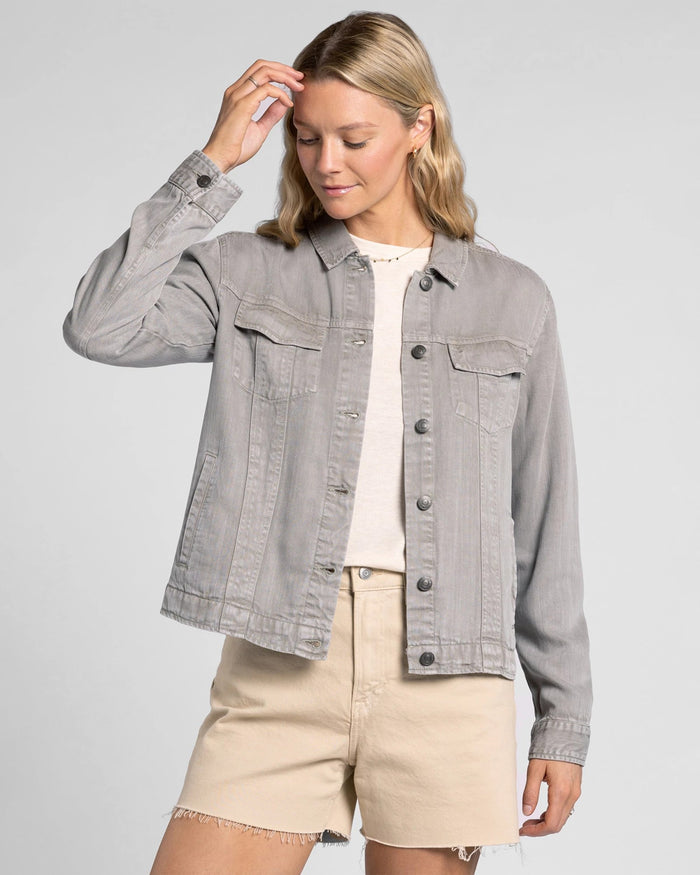 Forest Fog $|& Thread & Supply Jackie Jacket - VOF Detail