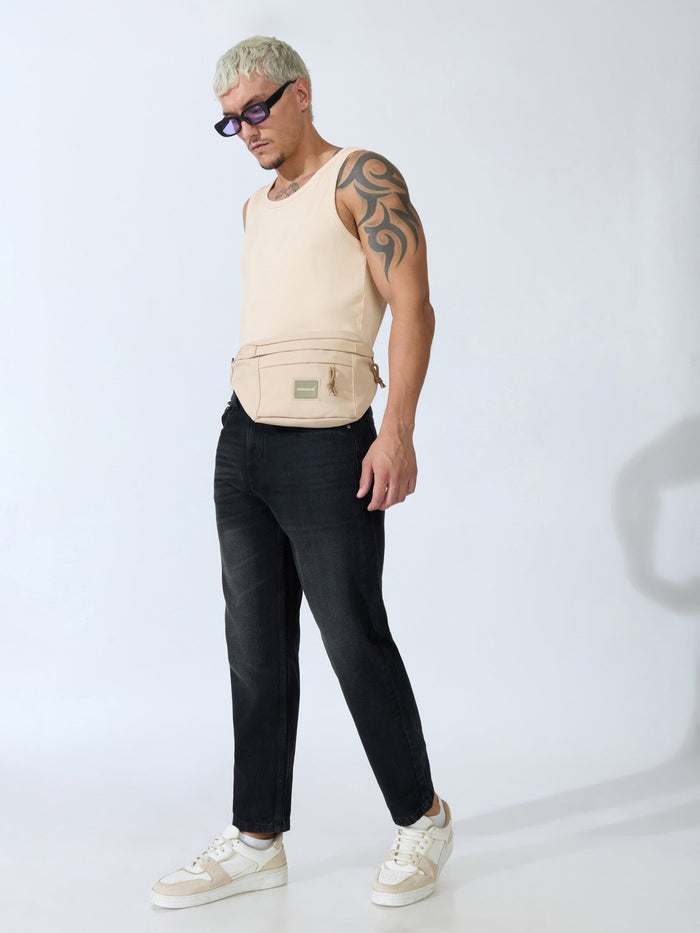 Jade - Crop Fit Jeans - Black Shade