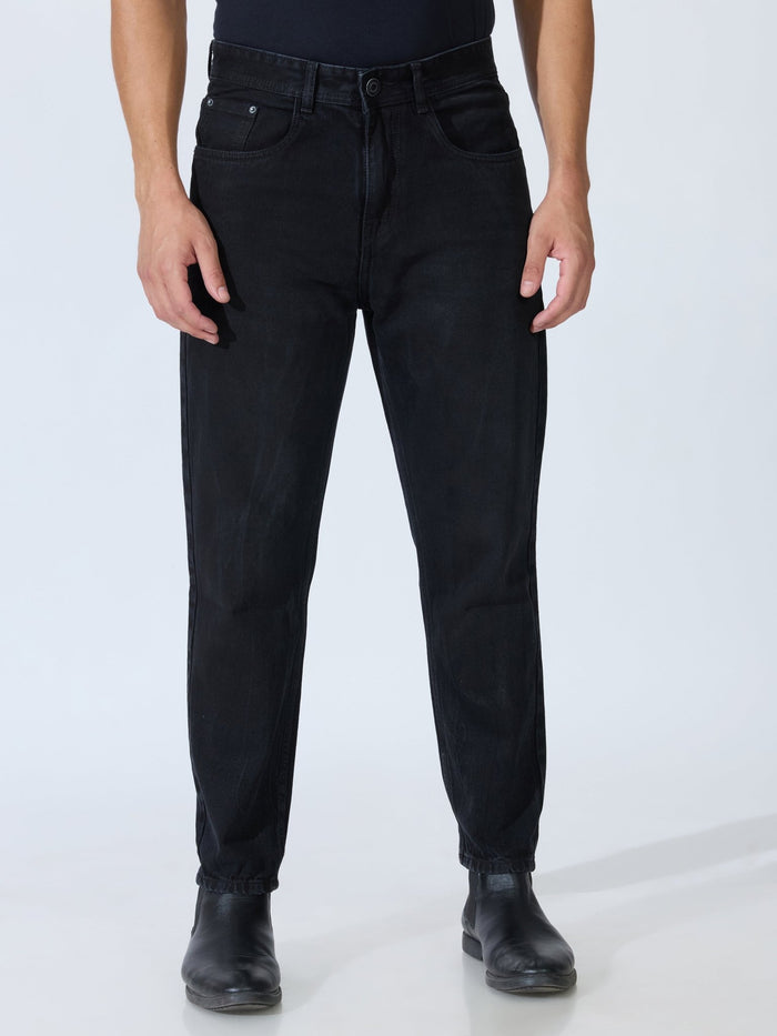 Jade - Crop Fit Jeans - Black