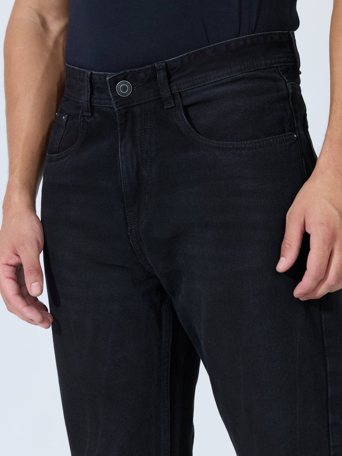 Jade - Crop Fit Jeans - Black