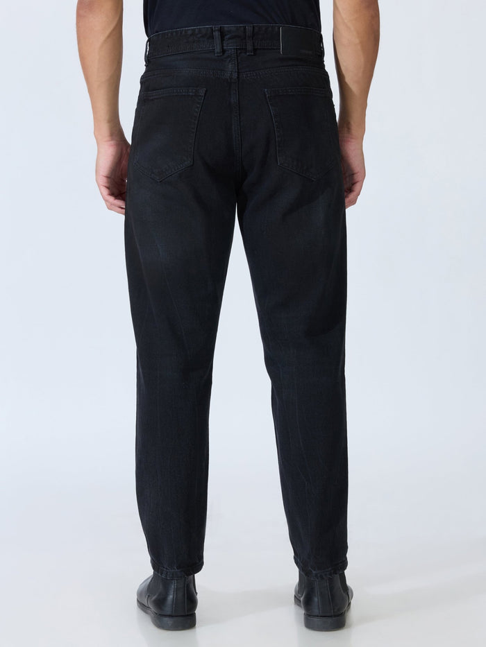 Jade - Crop Fit Jeans - Black