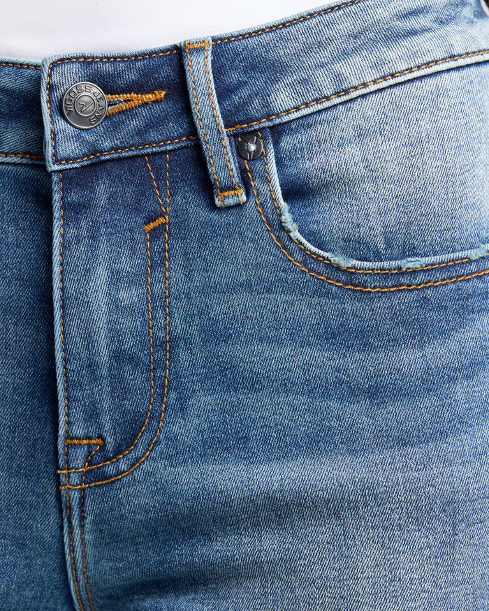 Medium Wash $|& Vigoss Jagger Classic Bootcut Jeans - SOF Detail