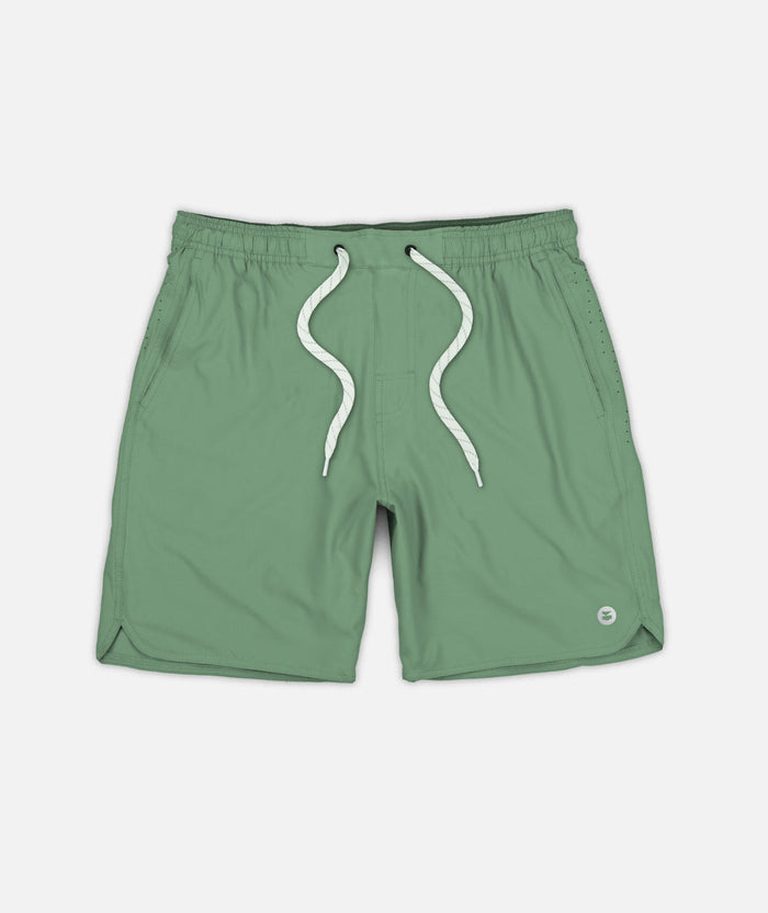 Jetty Mens Coaster Active Short Apparel Jetty Green Small